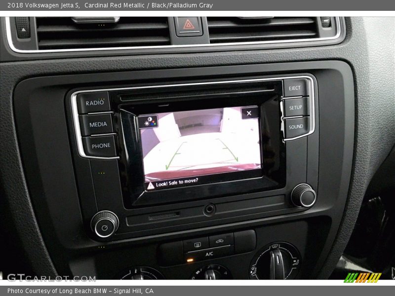 Cardinal Red Metallic / Black/Palladium Gray 2018 Volkswagen Jetta S