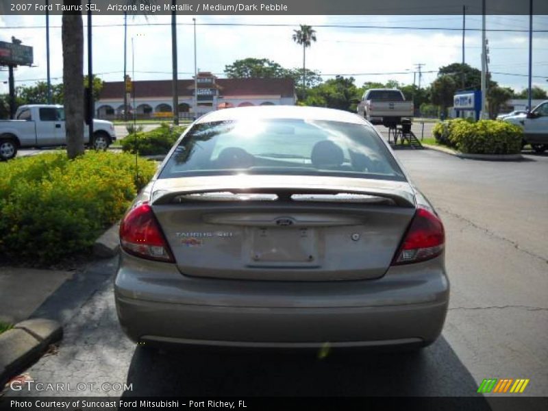 Arizona Beige Metallic / Medium/Dark Pebble 2007 Ford Taurus SEL