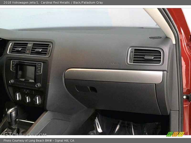 Cardinal Red Metallic / Black/Palladium Gray 2018 Volkswagen Jetta S