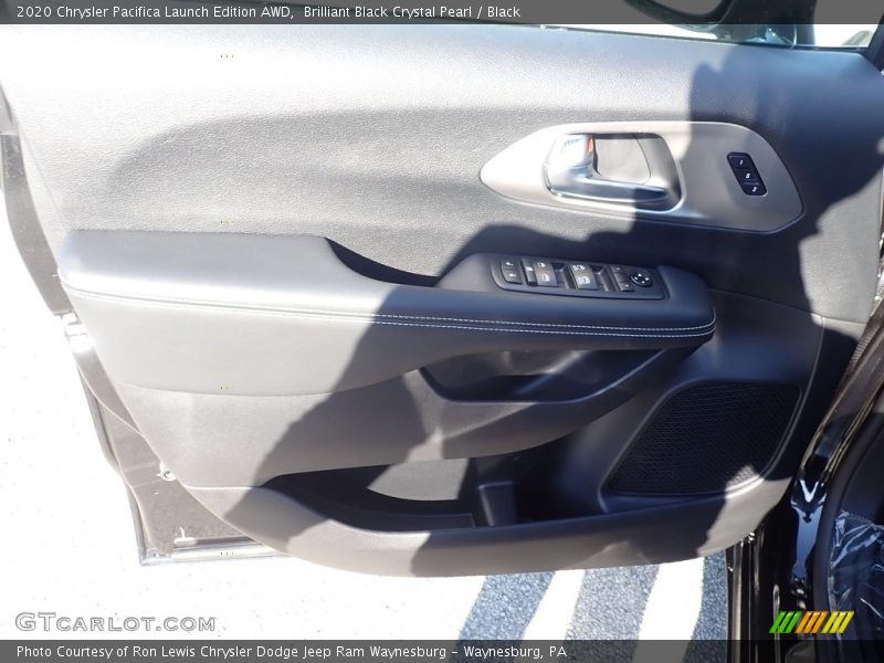 Brilliant Black Crystal Pearl / Black 2020 Chrysler Pacifica Launch Edition AWD