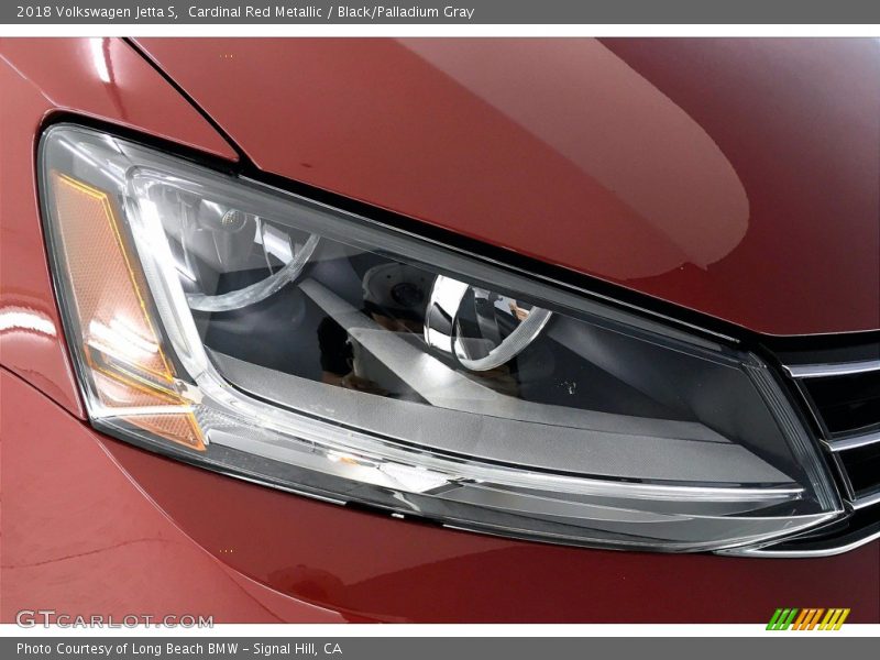 Cardinal Red Metallic / Black/Palladium Gray 2018 Volkswagen Jetta S