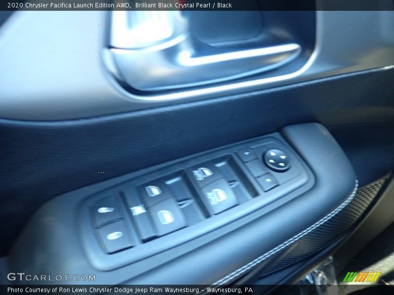 Brilliant Black Crystal Pearl / Black 2020 Chrysler Pacifica Launch Edition AWD