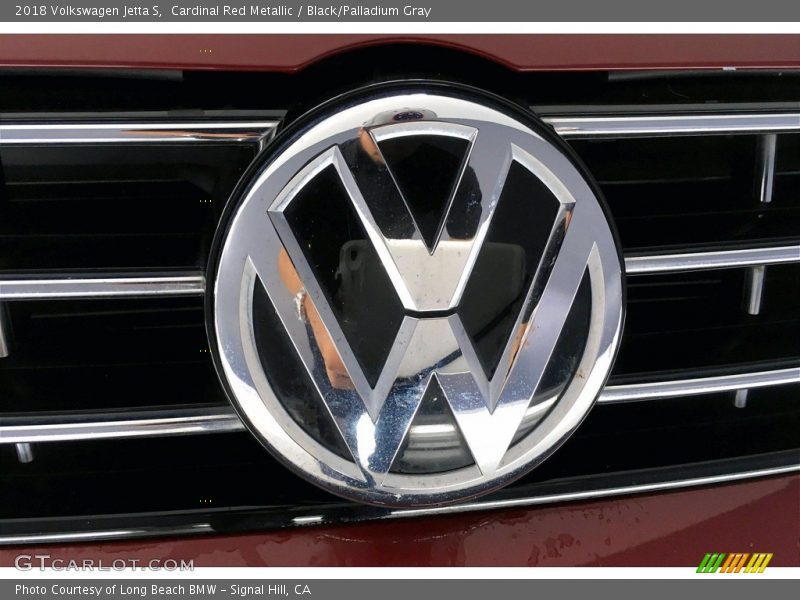 Cardinal Red Metallic / Black/Palladium Gray 2018 Volkswagen Jetta S