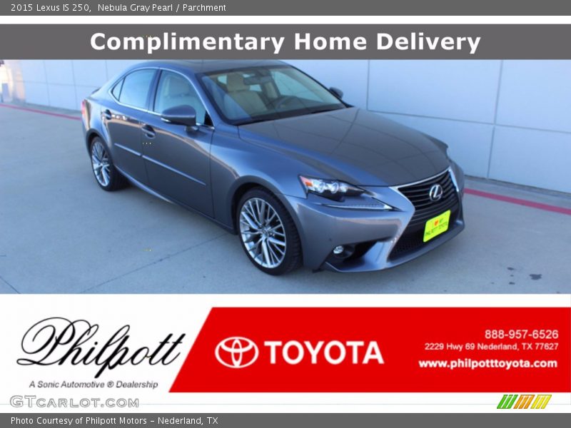 Nebula Gray Pearl / Parchment 2015 Lexus IS 250
