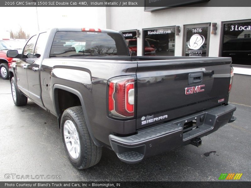 Iridium Metallic / Jet Black 2016 GMC Sierra 1500 SLE Double Cab 4WD