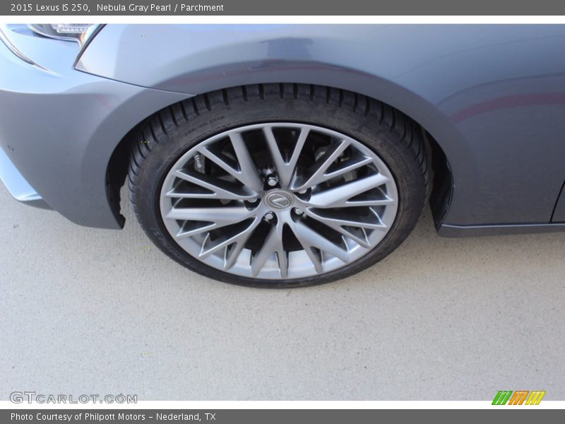 Nebula Gray Pearl / Parchment 2015 Lexus IS 250