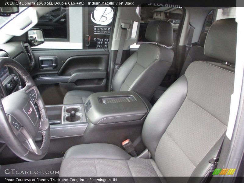 Iridium Metallic / Jet Black 2016 GMC Sierra 1500 SLE Double Cab 4WD