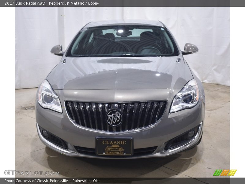 Pepperdust Metallic / Ebony 2017 Buick Regal AWD