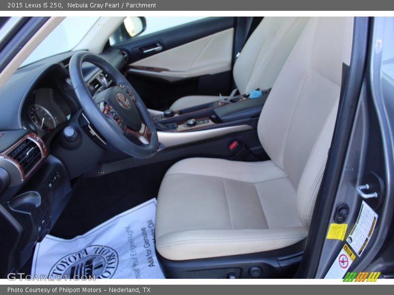 Front Seat of 2015 IS 250