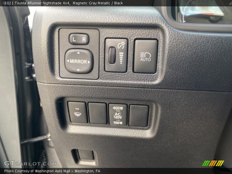 Controls of 2021 4Runner Nightshade 4x4