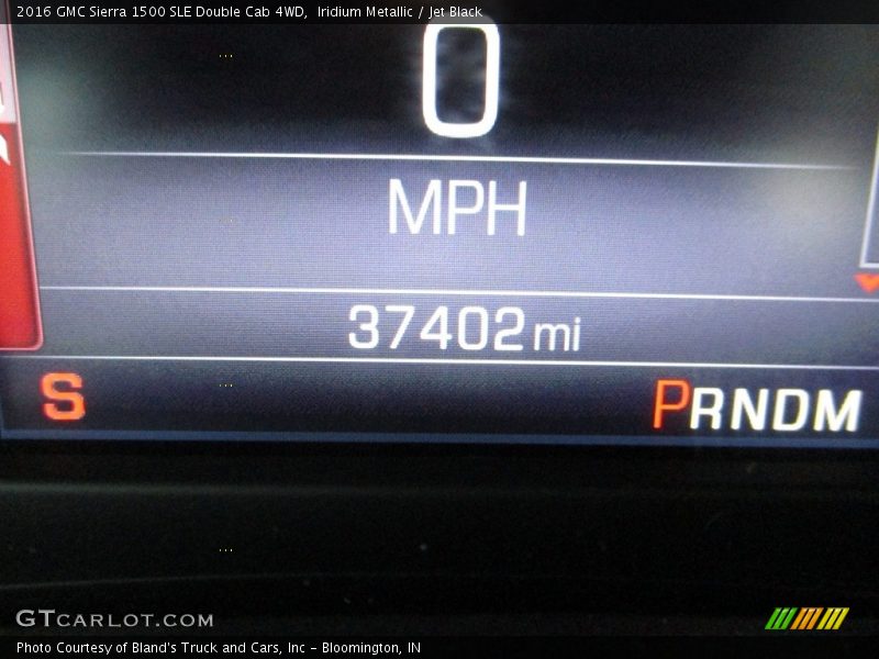 Iridium Metallic / Jet Black 2016 GMC Sierra 1500 SLE Double Cab 4WD