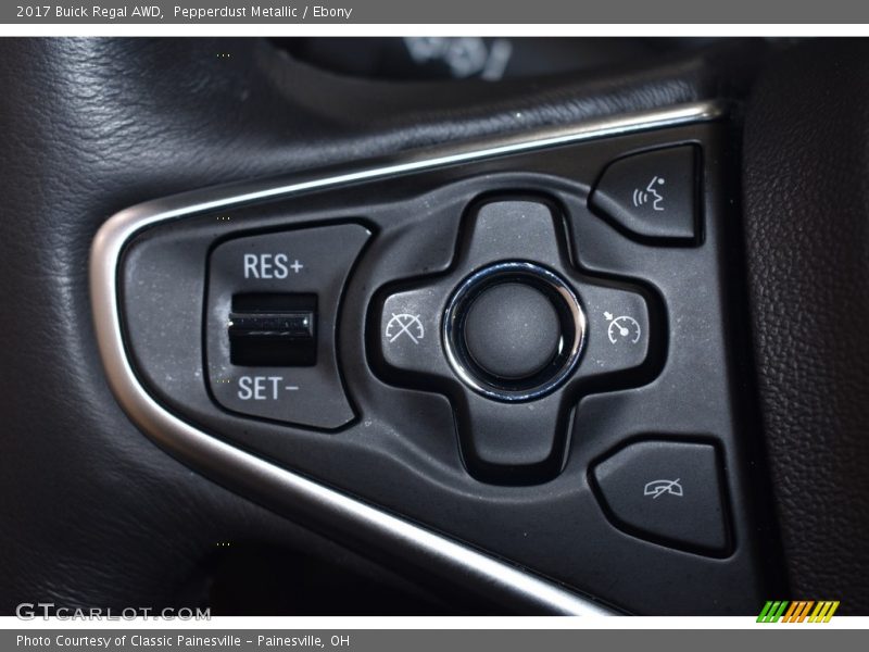 Pepperdust Metallic / Ebony 2017 Buick Regal AWD
