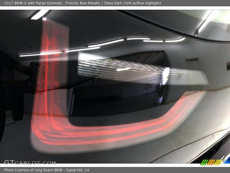 Protonic Blue Metallic / Deka Dark Cloth w/Blue Highlights 2017 BMW i3 with Range Extender