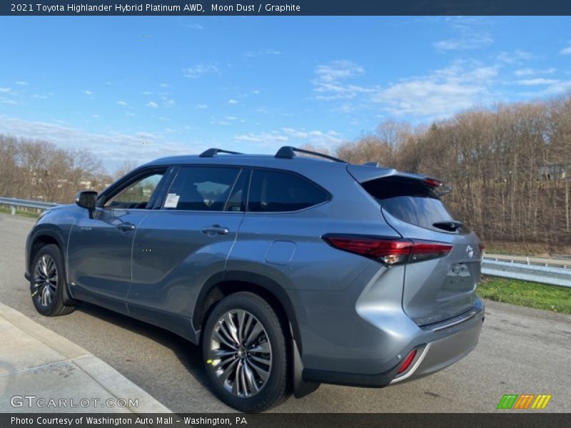 Moon Dust / Graphite 2021 Toyota Highlander Hybrid Platinum AWD