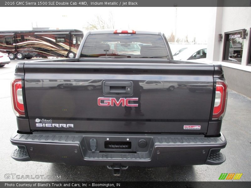 Iridium Metallic / Jet Black 2016 GMC Sierra 1500 SLE Double Cab 4WD