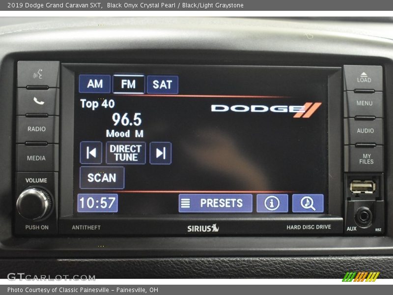 Black Onyx Crystal Pearl / Black/Light Graystone 2019 Dodge Grand Caravan SXT