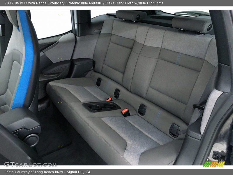 Protonic Blue Metallic / Deka Dark Cloth w/Blue Highlights 2017 BMW i3 with Range Extender