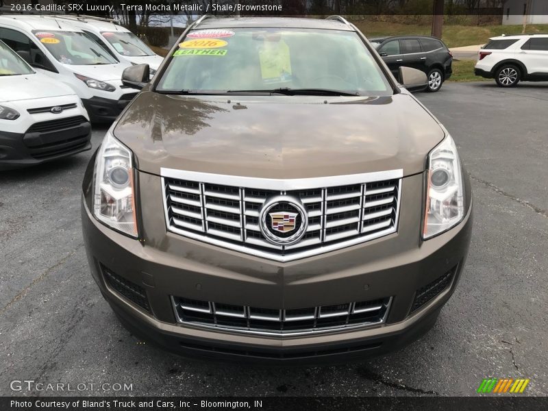 Terra Mocha Metallic / Shale/Brownstone 2016 Cadillac SRX Luxury