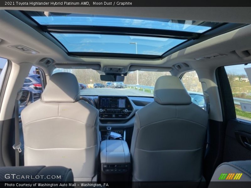 Moon Dust / Graphite 2021 Toyota Highlander Hybrid Platinum AWD