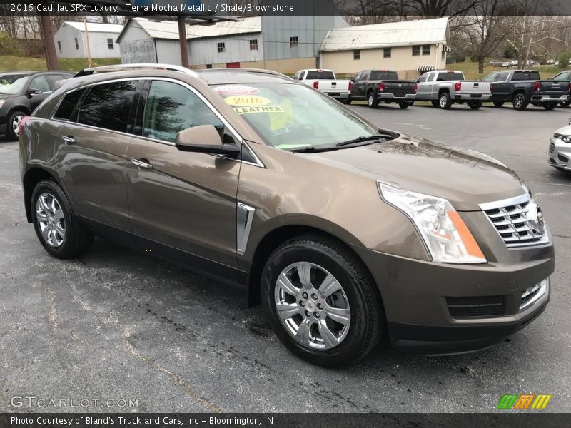 Terra Mocha Metallic / Shale/Brownstone 2016 Cadillac SRX Luxury