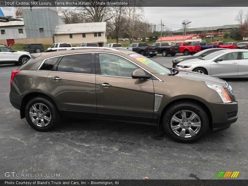 Terra Mocha Metallic / Shale/Brownstone 2016 Cadillac SRX Luxury