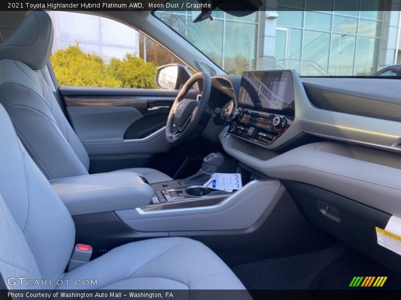 Moon Dust / Graphite 2021 Toyota Highlander Hybrid Platinum AWD