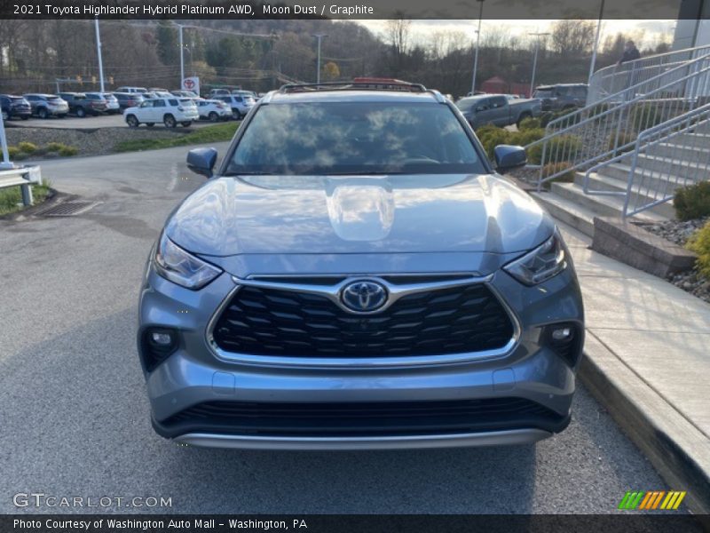 Moon Dust / Graphite 2021 Toyota Highlander Hybrid Platinum AWD