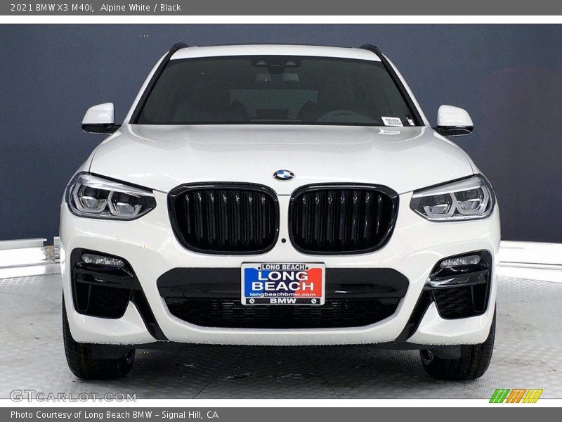 Alpine White / Black 2021 BMW X3 M40i