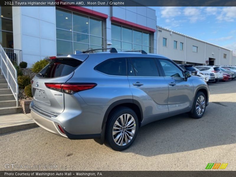 Moon Dust / Graphite 2021 Toyota Highlander Hybrid Platinum AWD