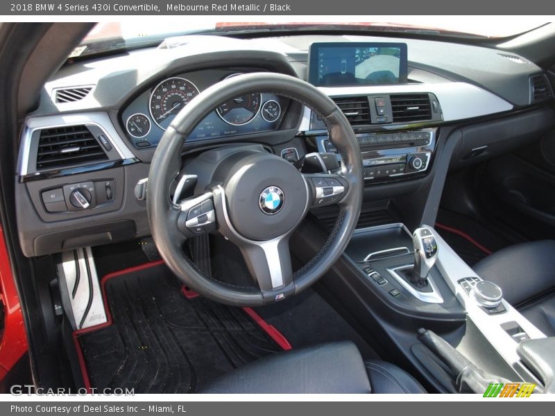 Melbourne Red Metallic / Black 2018 BMW 4 Series 430i Convertible