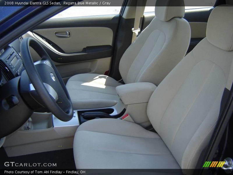 Regatta Blue Metallic / Gray 2008 Hyundai Elantra GLS Sedan