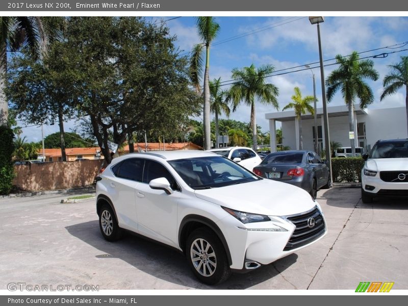 Eminent White Pearl / Flaxen 2017 Lexus NX 200t