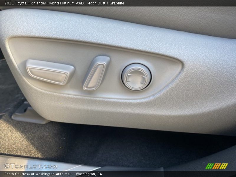 Moon Dust / Graphite 2021 Toyota Highlander Hybrid Platinum AWD