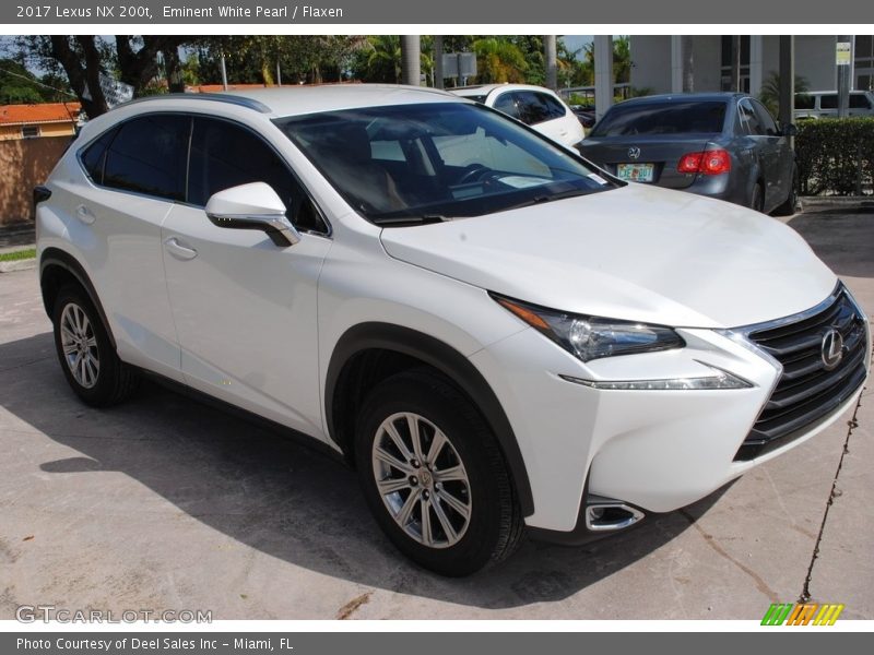 Eminent White Pearl / Flaxen 2017 Lexus NX 200t