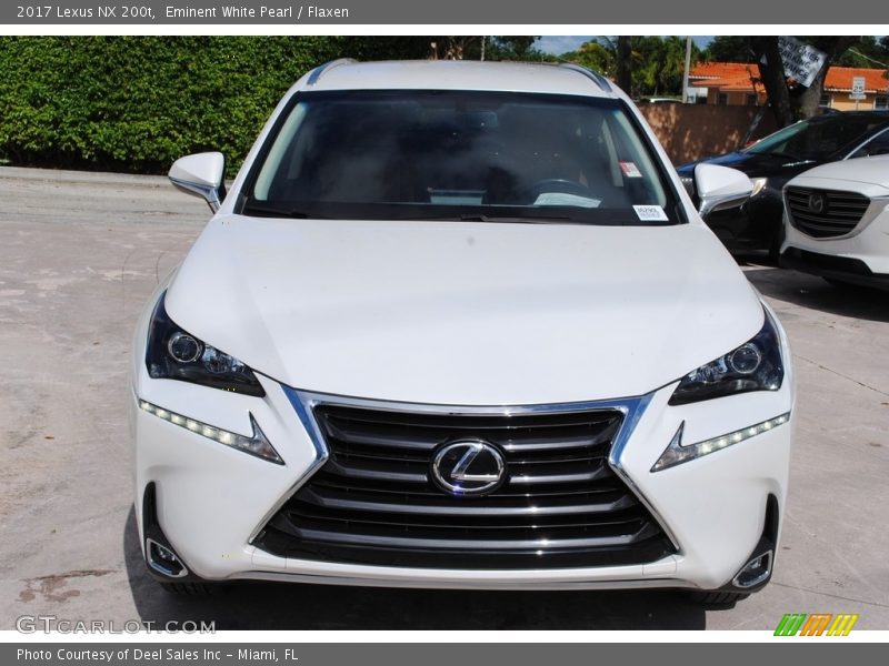 Eminent White Pearl / Flaxen 2017 Lexus NX 200t