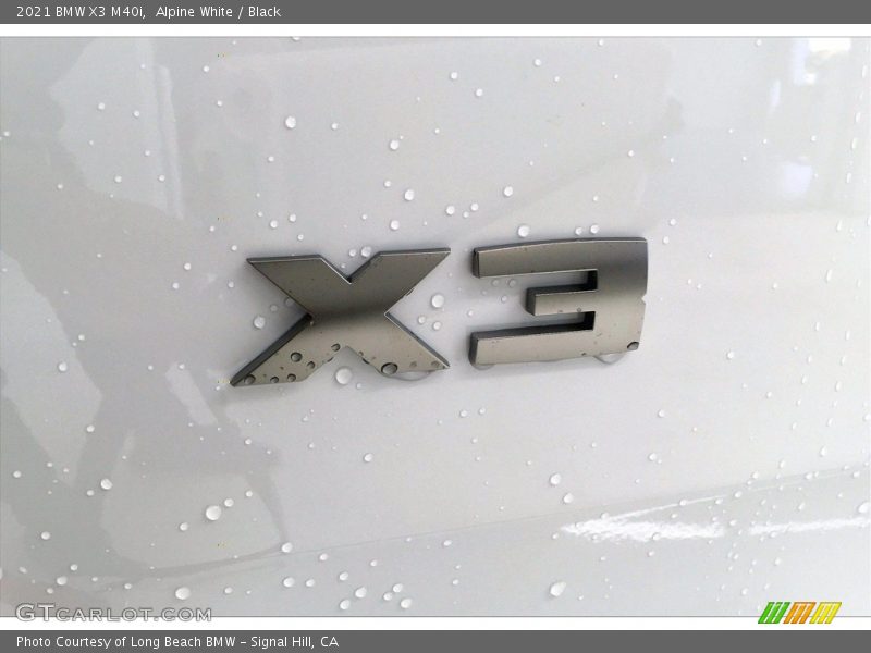 Alpine White / Black 2021 BMW X3 M40i