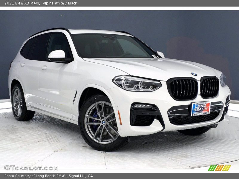 Alpine White / Black 2021 BMW X3 M40i