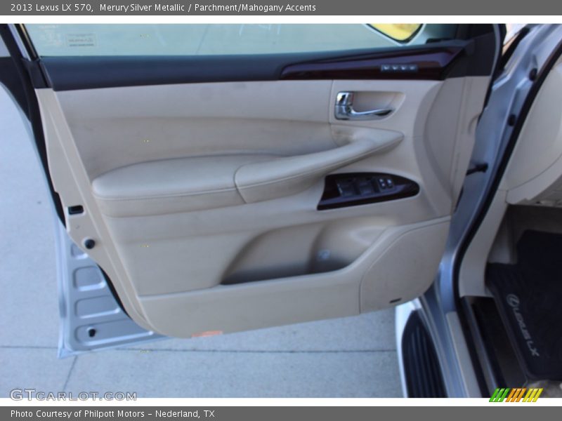 Merury Silver Metallic / Parchment/Mahogany Accents 2013 Lexus LX 570