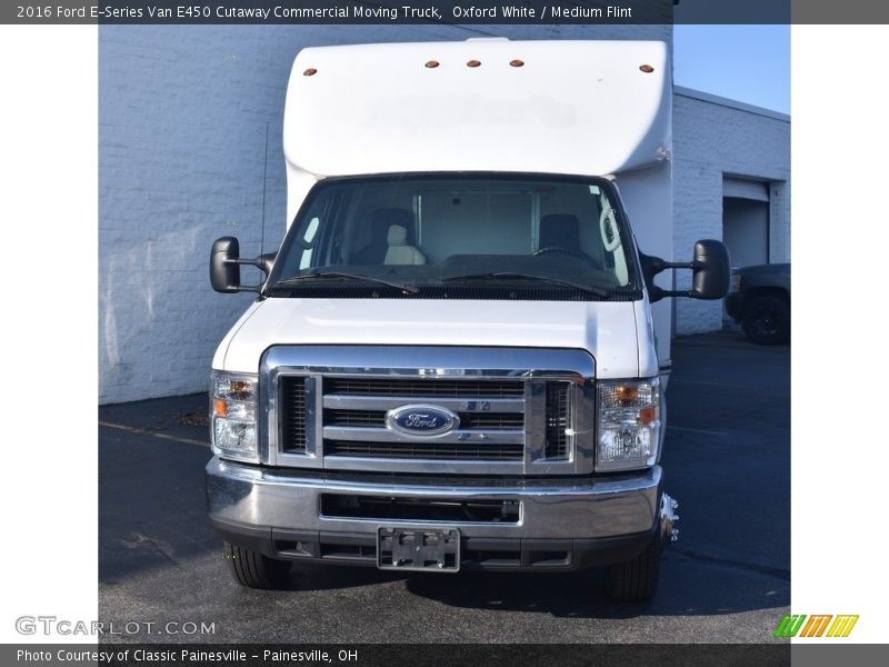 Oxford White / Medium Flint 2016 Ford E-Series Van E450 Cutaway Commercial Moving Truck