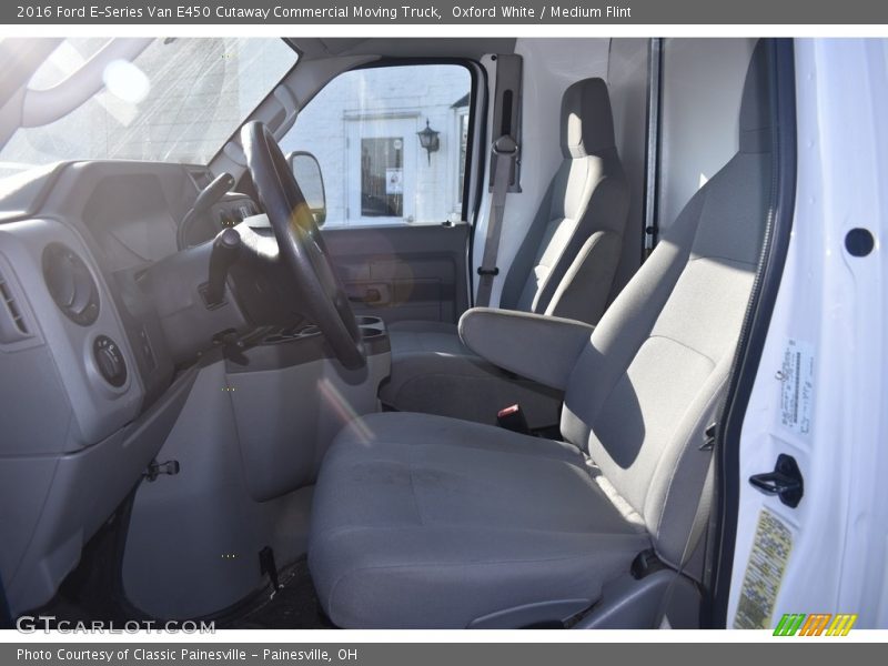 Oxford White / Medium Flint 2016 Ford E-Series Van E450 Cutaway Commercial Moving Truck