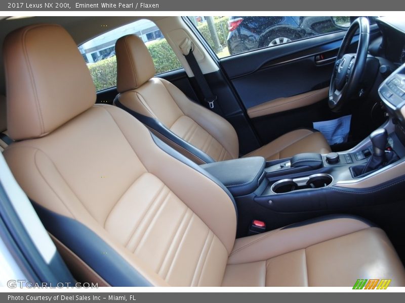 Eminent White Pearl / Flaxen 2017 Lexus NX 200t