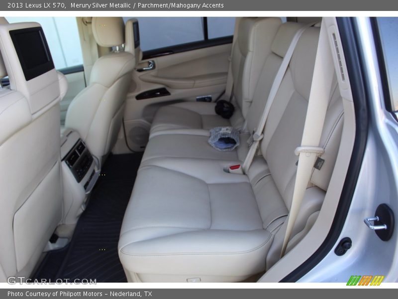Merury Silver Metallic / Parchment/Mahogany Accents 2013 Lexus LX 570