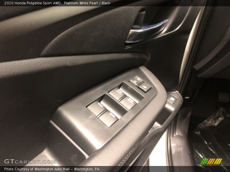 Platinum White Pearl / Black 2020 Honda Ridgeline Sport AWD