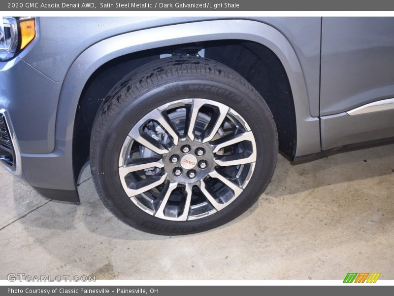 Satin Steel Metallic / Dark Galvanized/Light Shale 2020 GMC Acadia Denali AWD