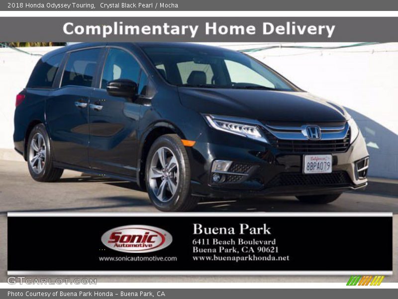 Crystal Black Pearl / Mocha 2018 Honda Odyssey Touring
