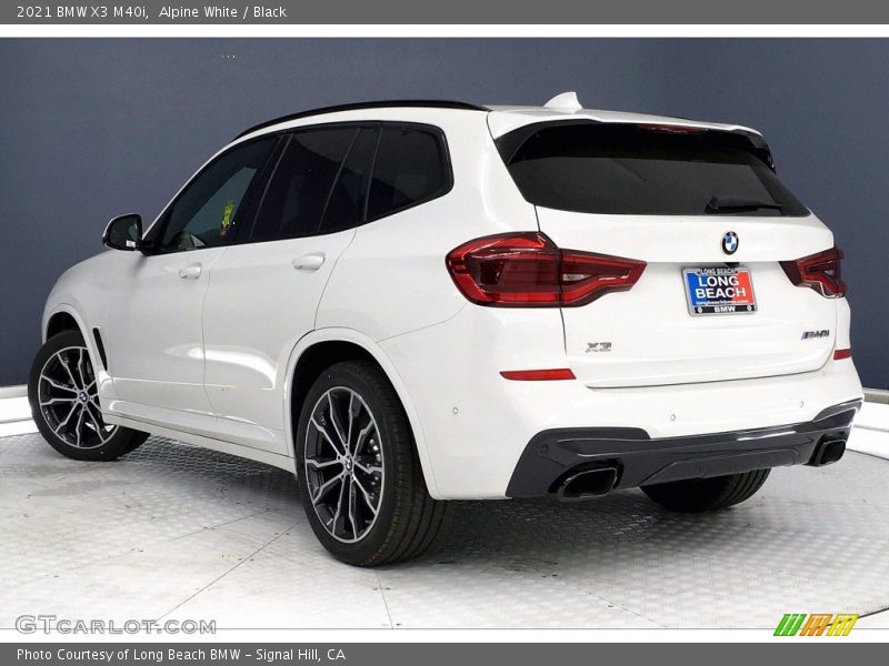 Alpine White / Black 2021 BMW X3 M40i