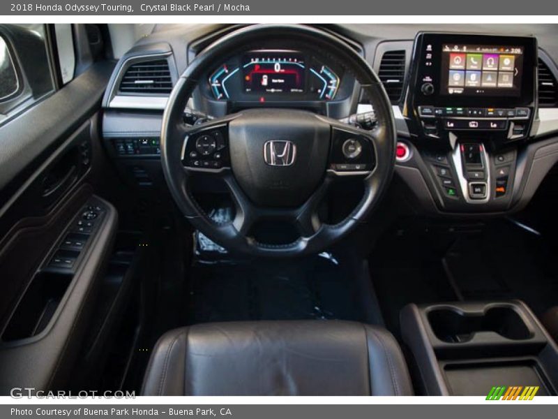 Crystal Black Pearl / Mocha 2018 Honda Odyssey Touring
