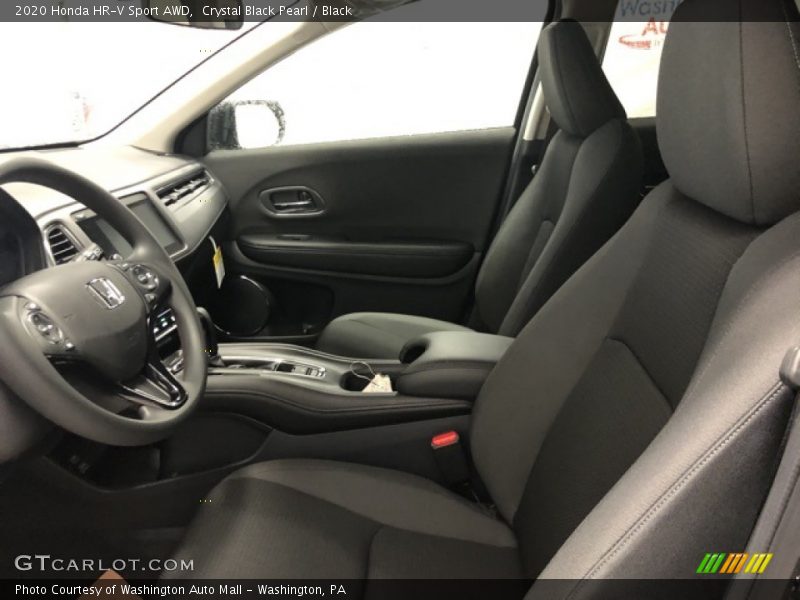 Crystal Black Pearl / Black 2020 Honda HR-V Sport AWD