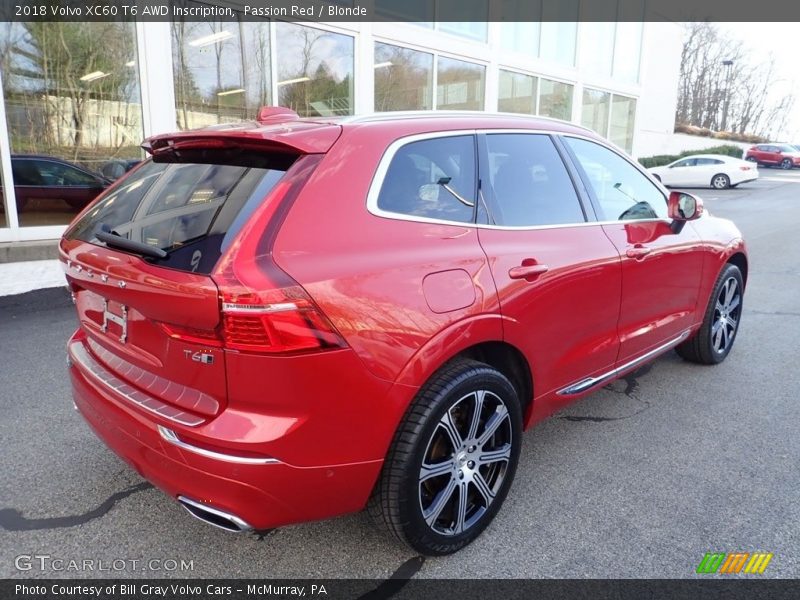 Passion Red / Blonde 2018 Volvo XC60 T6 AWD Inscription