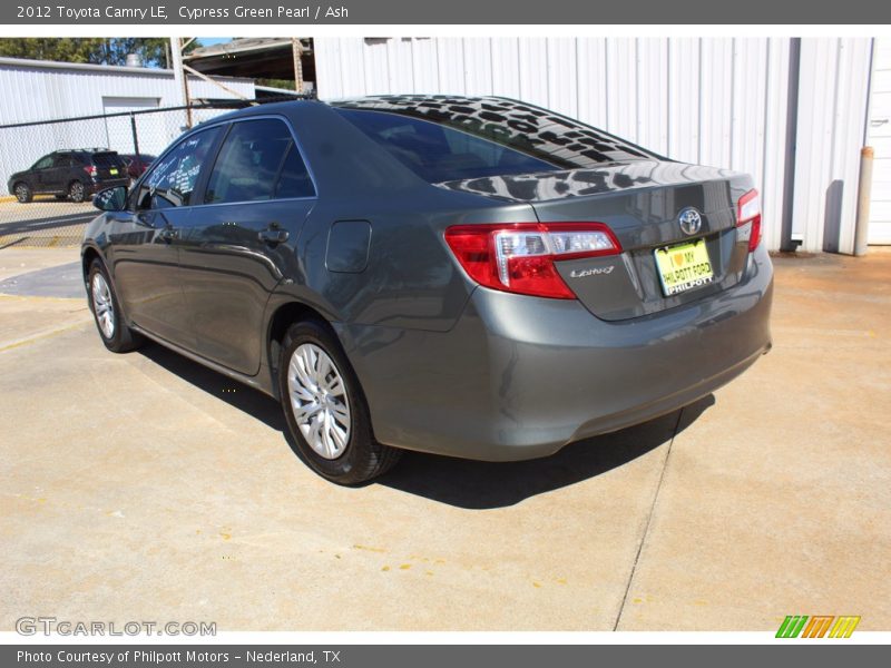 Cypress Green Pearl / Ash 2012 Toyota Camry LE